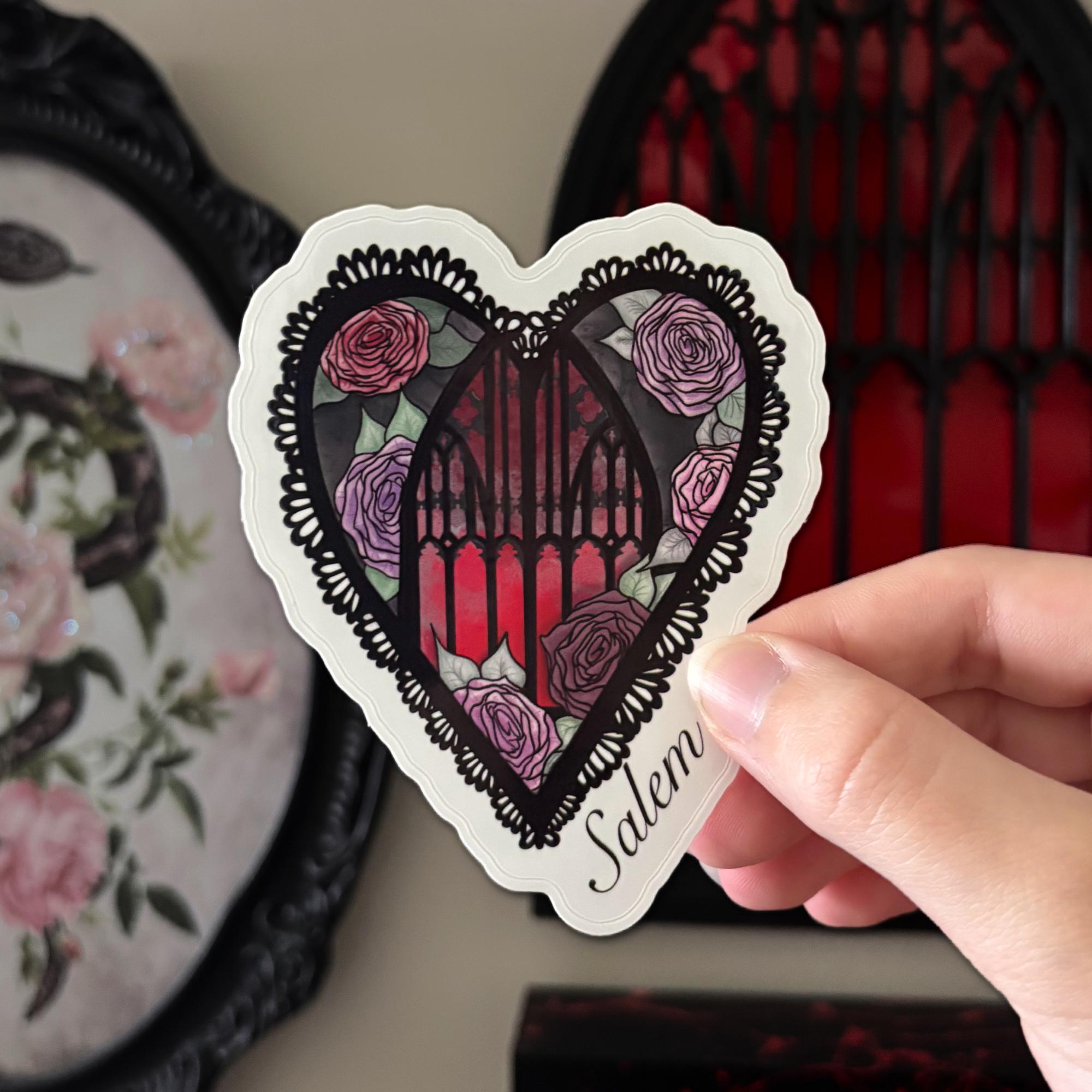 Salem Heart Sticker