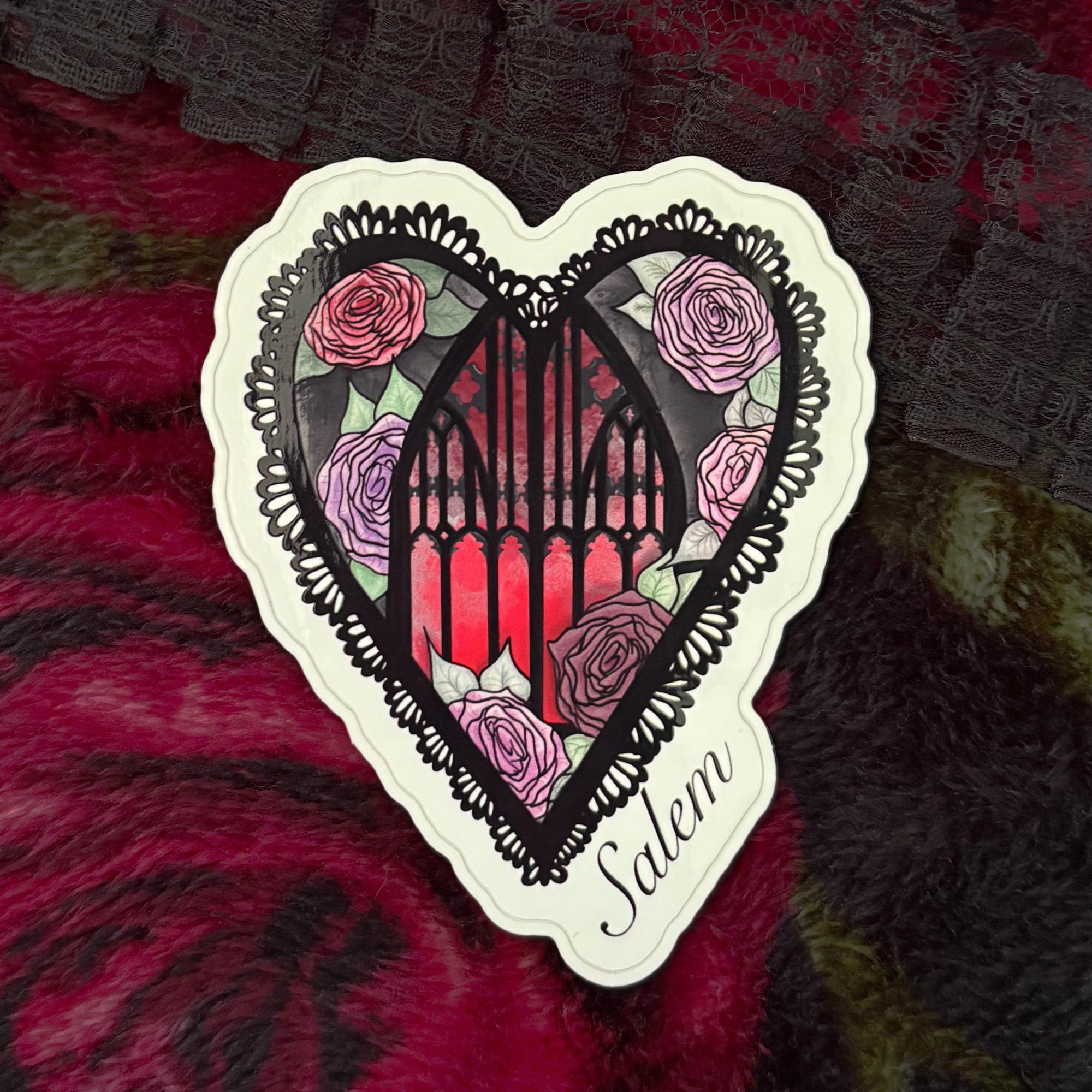 Salem Heart Sticker