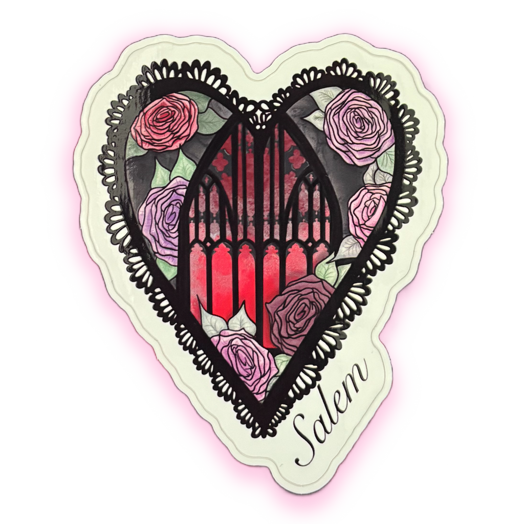 Salem Heart Sticker